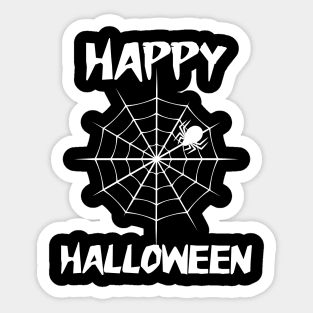 Happy Halloween Creepy Crawler Sticker